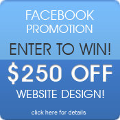 website design Facebook contest