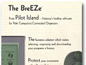 Flyer for Pilot Island's Software for the Palm Pilot