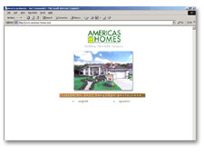 Americas Homes Web Site Design