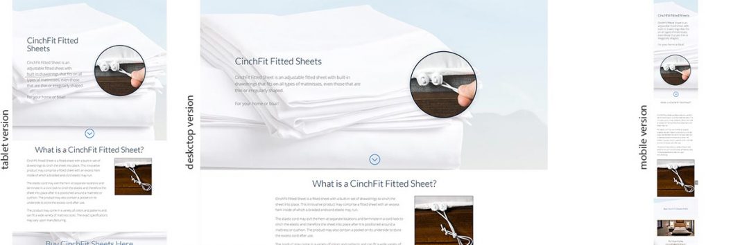 Cinch Fit Bedding